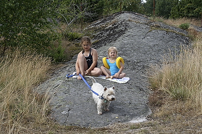 Badepause in Schweden