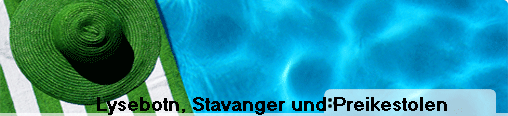 Lysebotn, Stavanger und Preikestolen